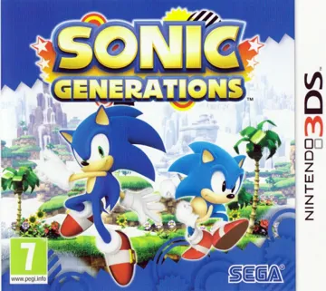 Sonic Generations (Europe) (En,Fr,Ge,It,Es) box cover front